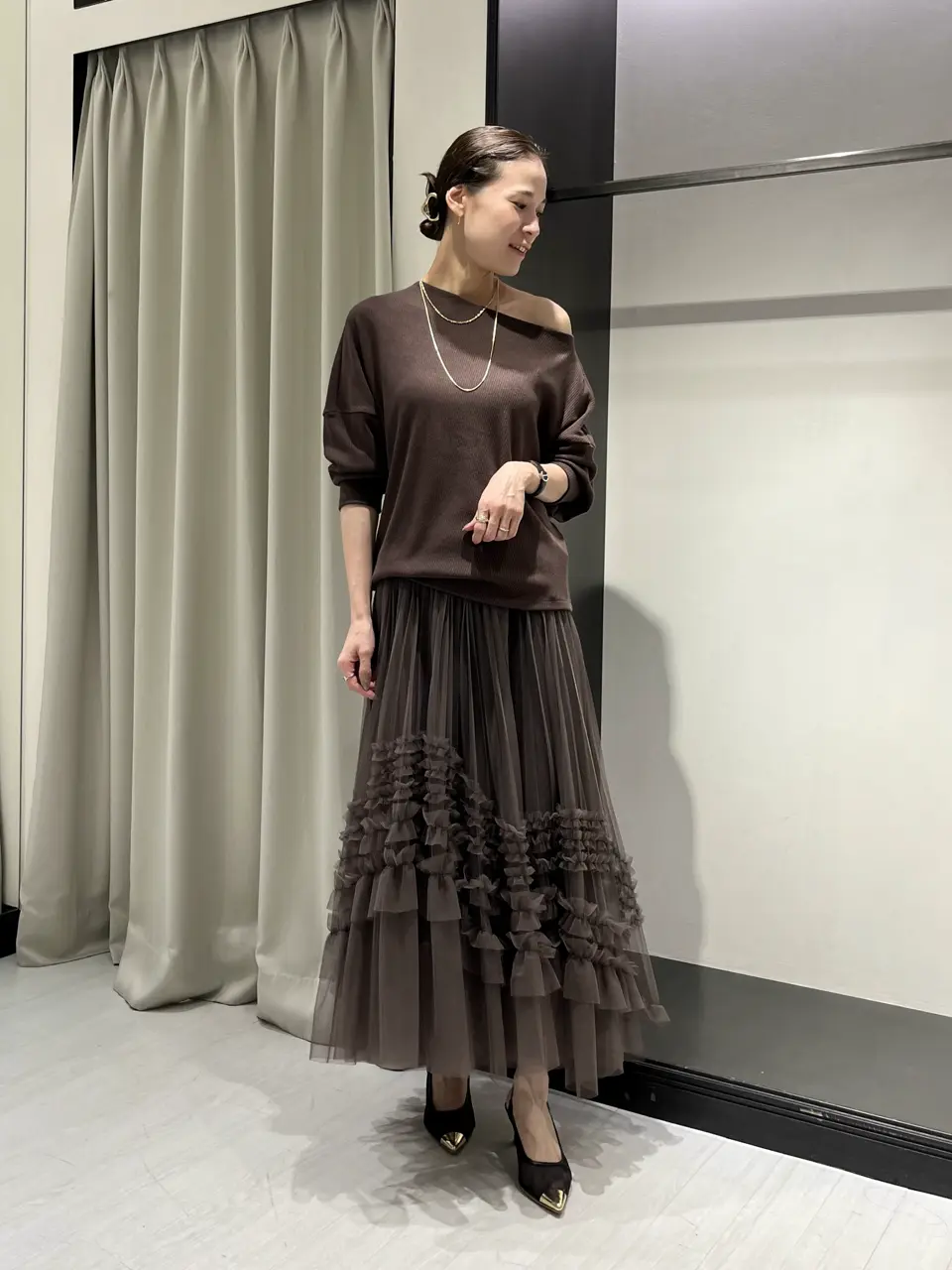 GRACE CONTINENTAL 亀田 未希 コーディネート画像