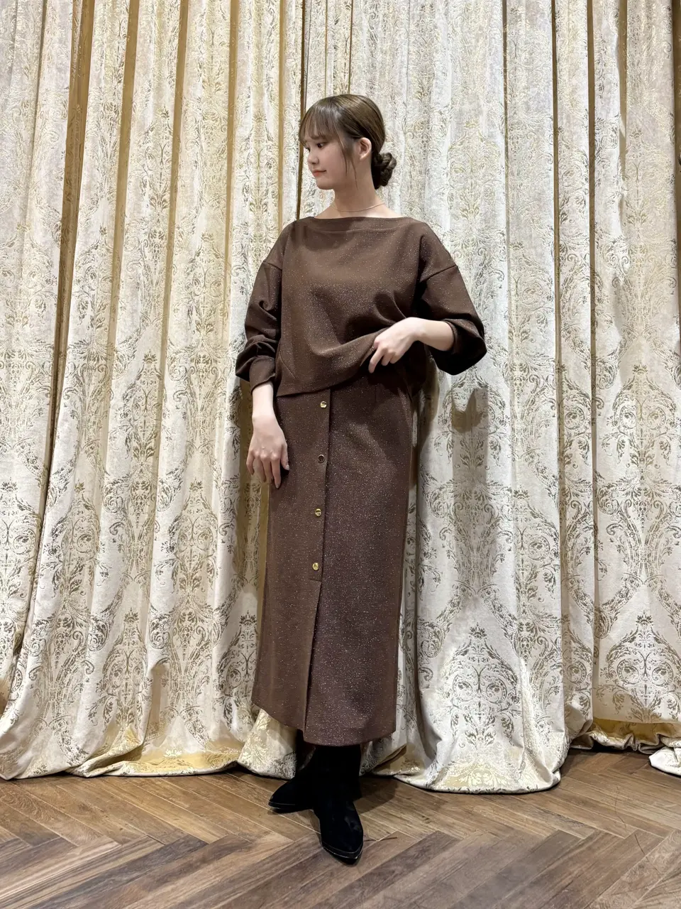 GRACE CONTINENTAL adachi miyuki コーディネート画像