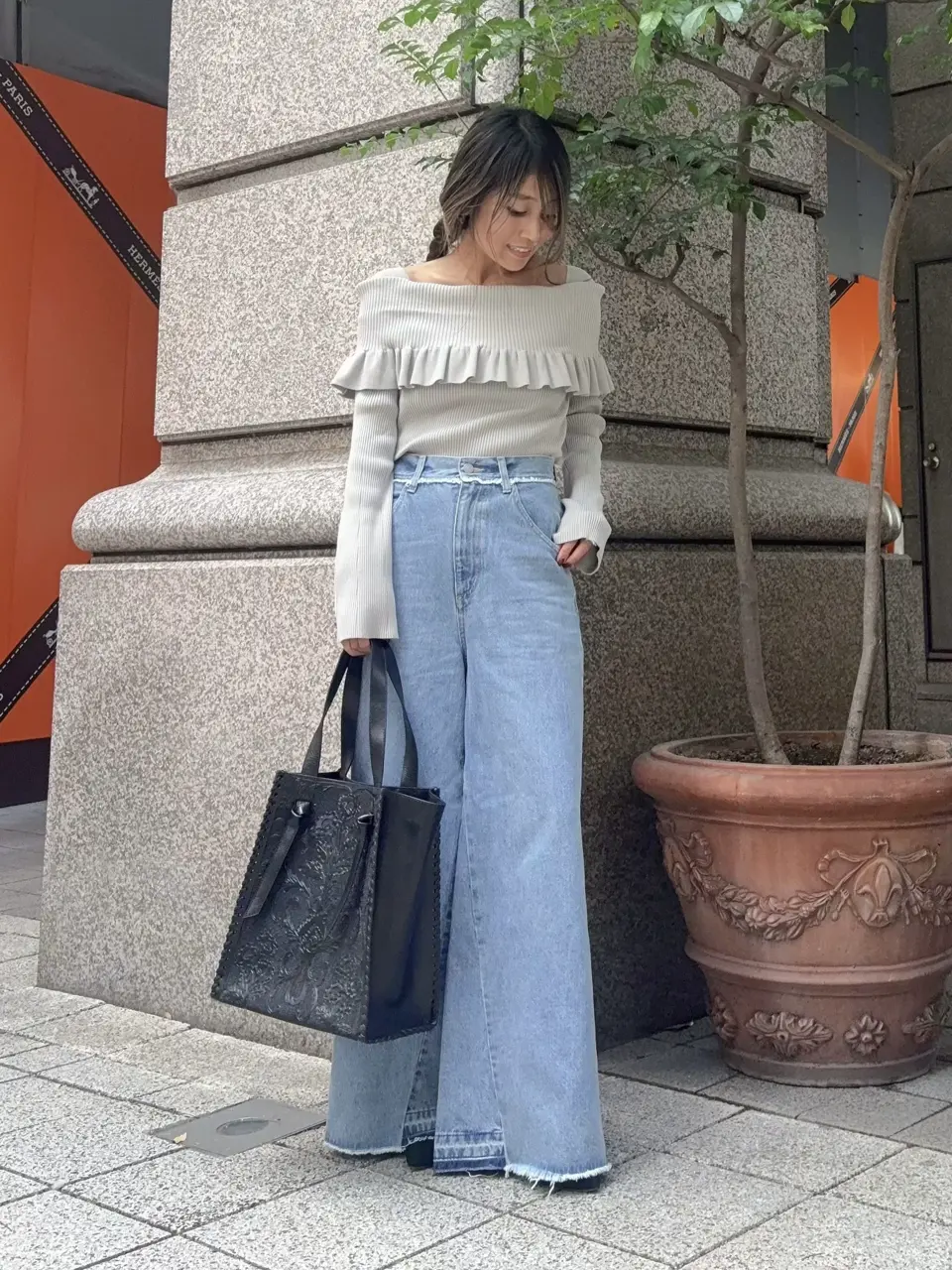 GRACE CONTINENTAL yukimi yonee コーディネート画像