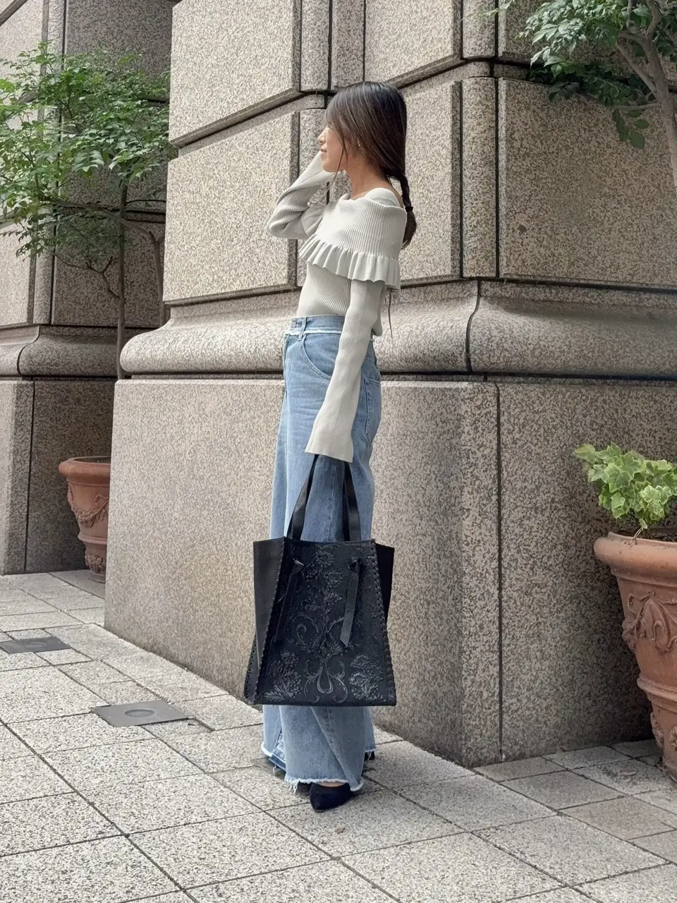 GRACE CONTINENTAL yukimi yonee コーディネート画像