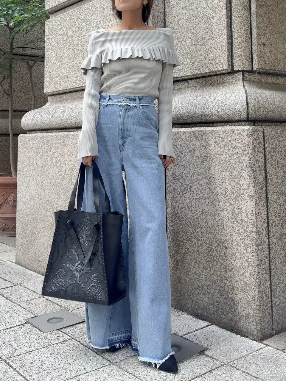 GRACE CONTINENTAL yukimi yonee コーディネート画像