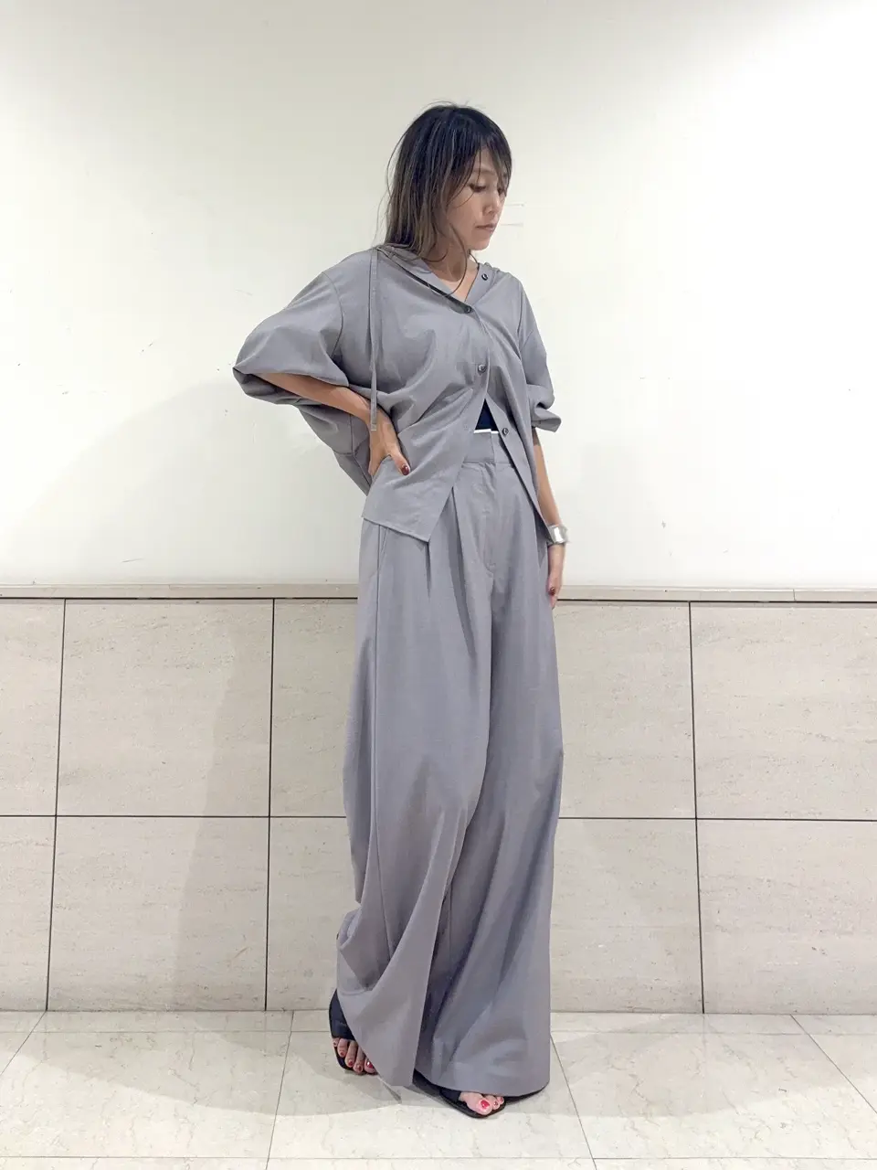 GRACE CONTINENTAL yukimi yonee コーディネート画像