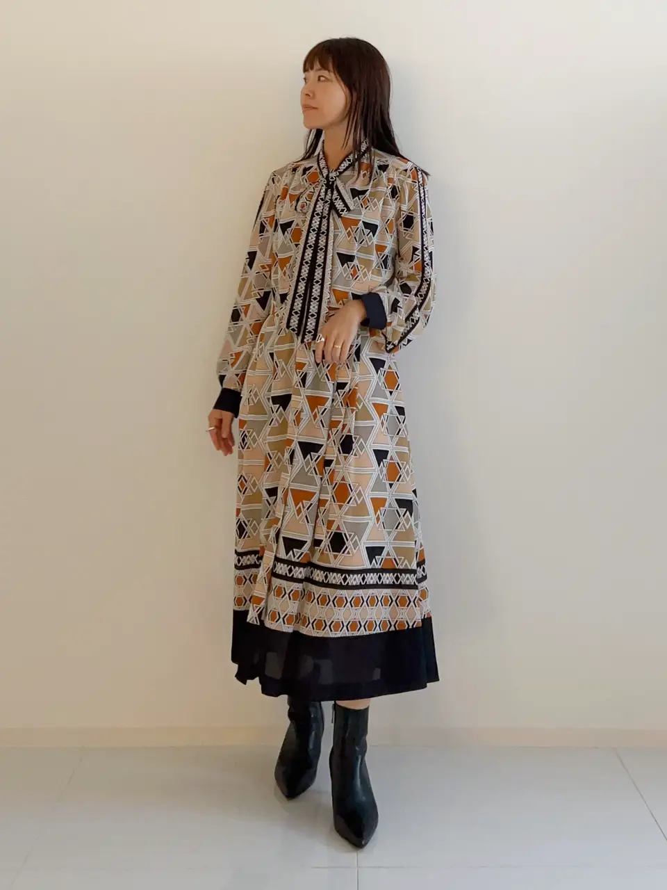  古川温子 コーディネート画像