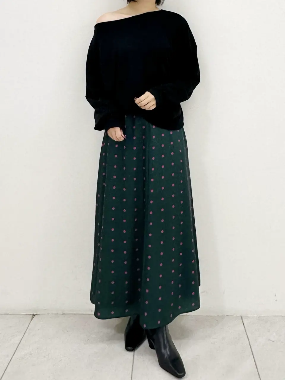 GRACE CONTINENTAL MORITA AI コーディネート画像