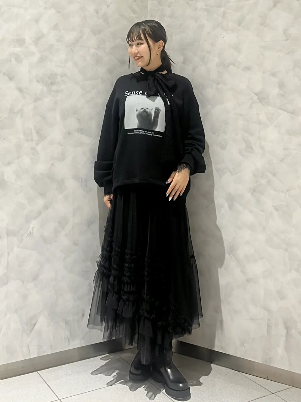 GRACE CONTINENTAL 根本　紗良 コーディネート画像