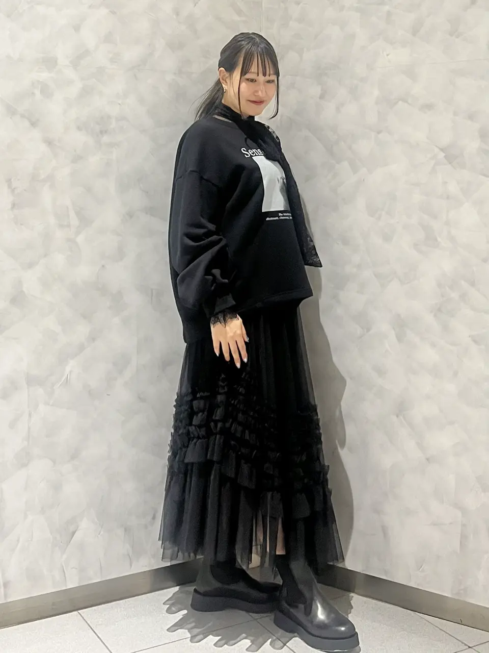 GRACE CONTINENTAL 根本　紗良 コーディネート画像