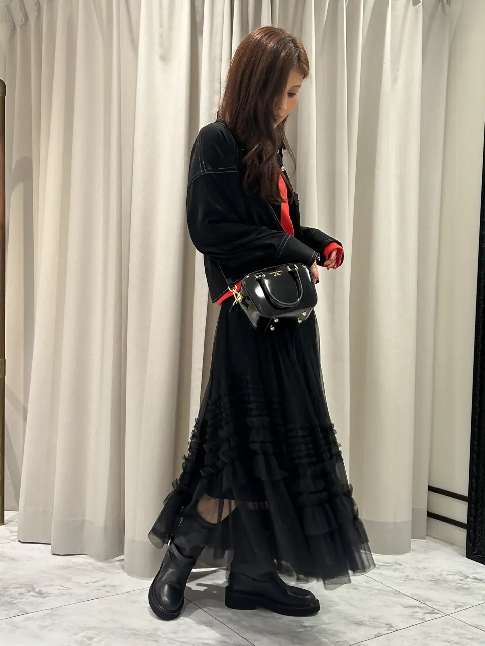 GRACE CONTINENTAL 志田　悠 コーディネート画像