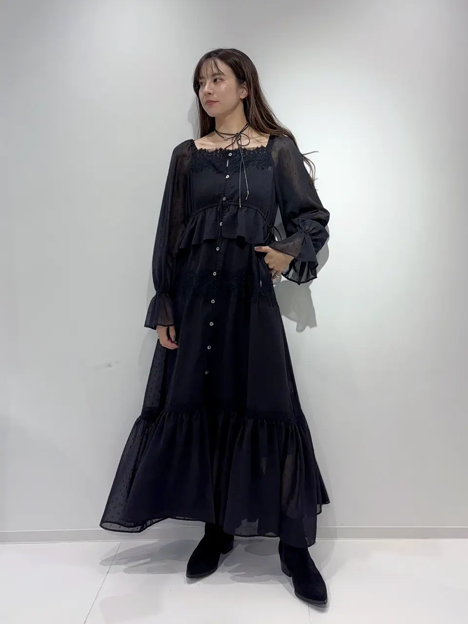 GRACE CONTINENTAL Hikaru Okada コーディネート画像