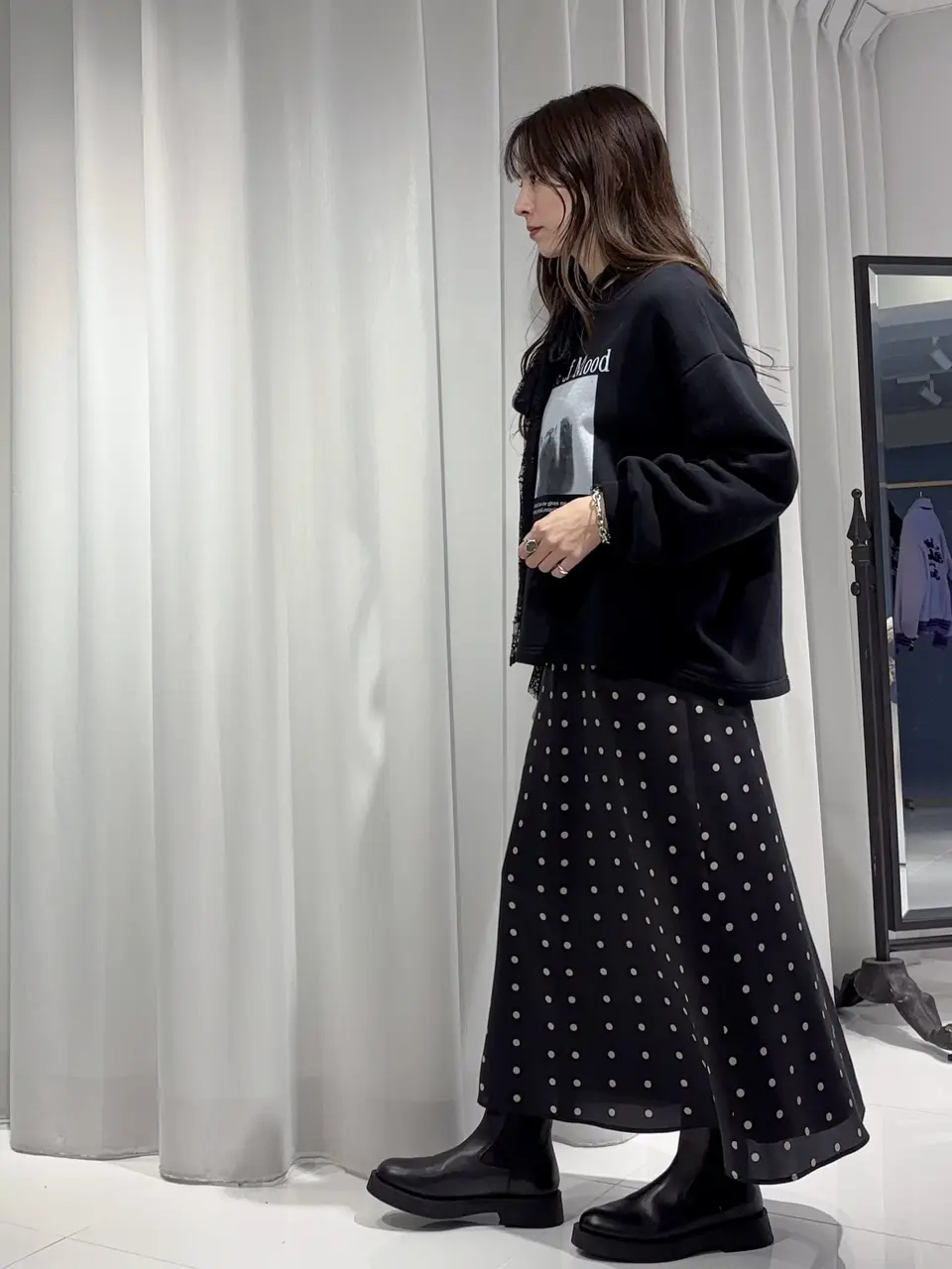 GRACE CONTINENTAL Hikaru Okada コーディネート画像