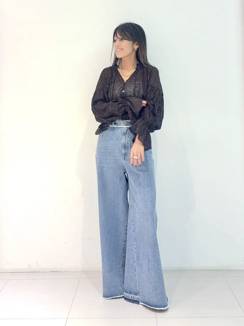 GRACE CONTINENTAL yukimi yonee コーディネート画像