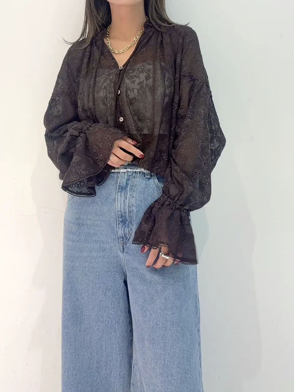 GRACE CONTINENTAL yukimi yonee コーディネート画像