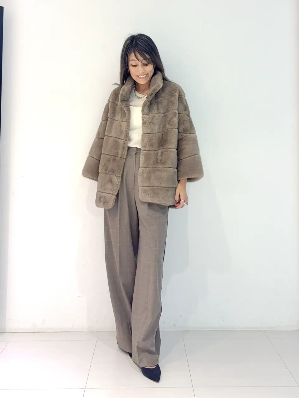 GRACE CONTINENTAL yukimi yonee コーディネート画像