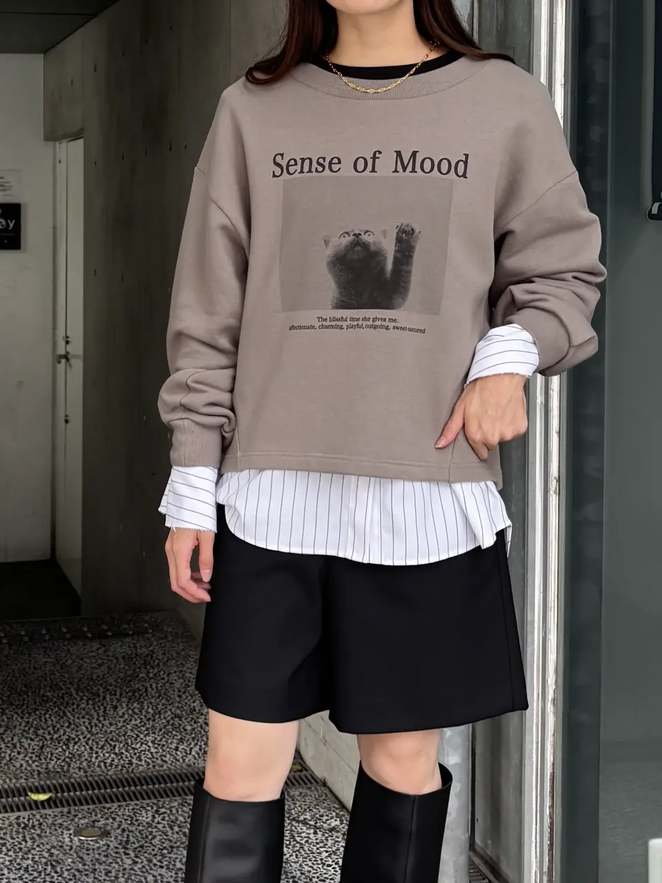 GRACE CONTINENTAL Hikaru Okada コーディネート画像