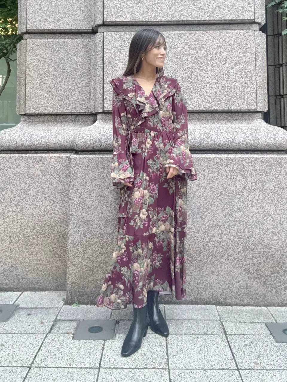 GRACE CONTINENTAL yukimi yonee コーディネート画像