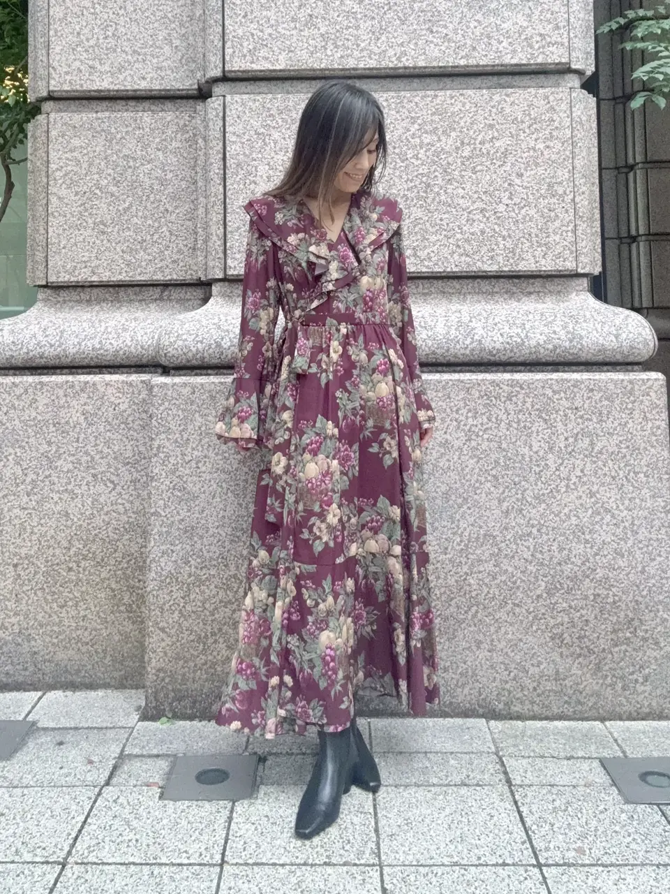 GRACE CONTINENTAL yukimi yonee コーディネート画像