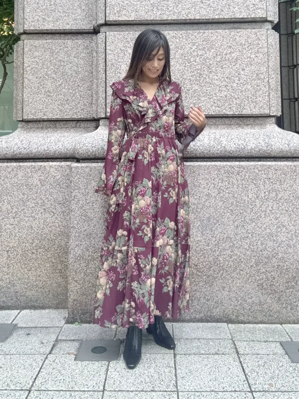 GRACE CONTINENTAL yukimi yonee コーディネート画像