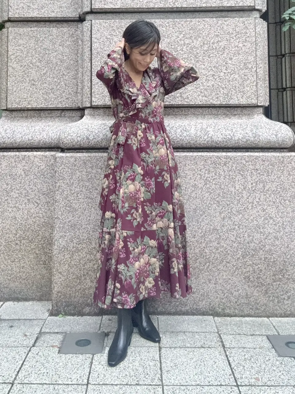 GRACE CONTINENTAL yukimi yonee コーディネート画像