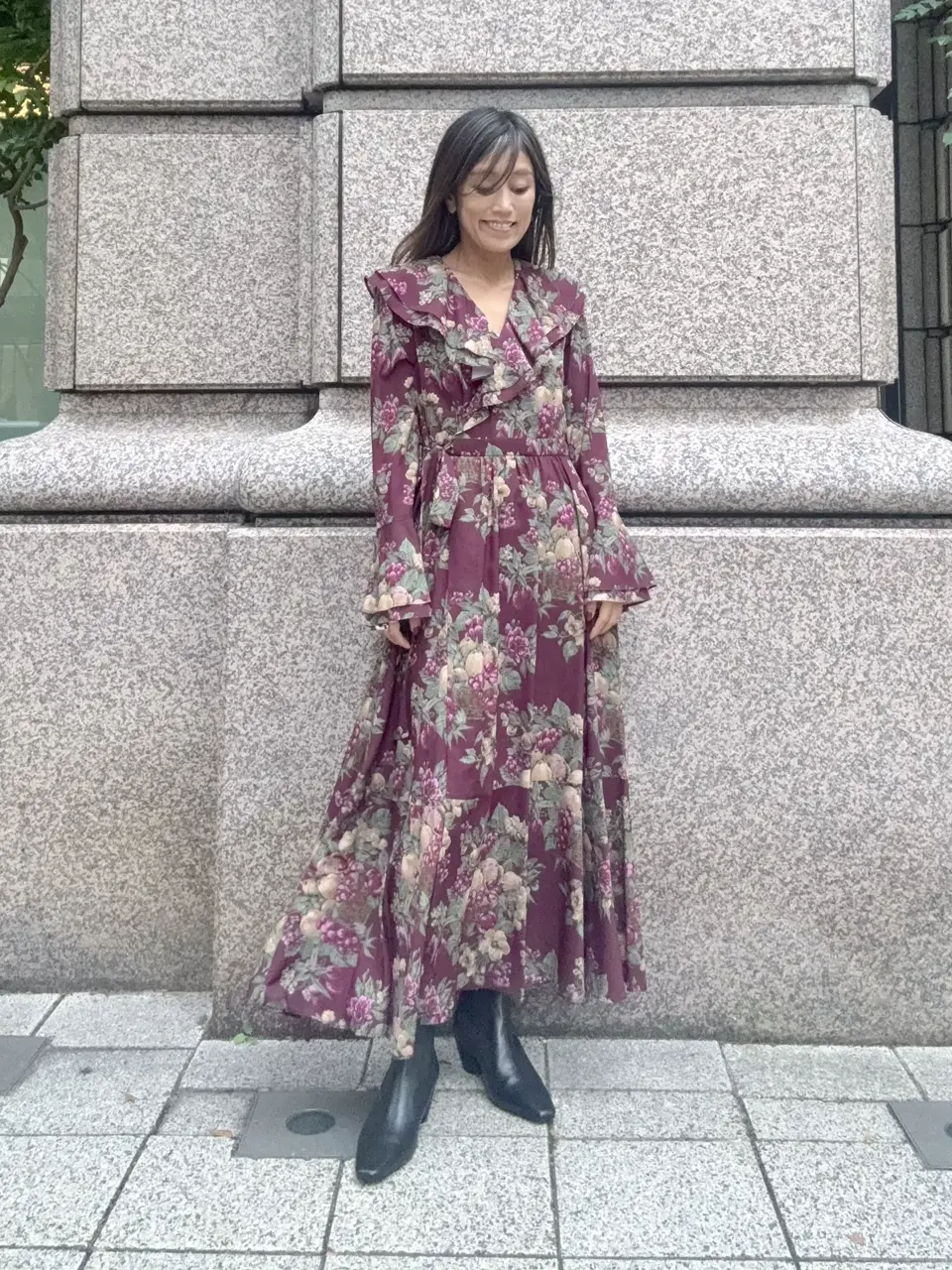 GRACE CONTINENTAL yukimi yonee コーディネート画像