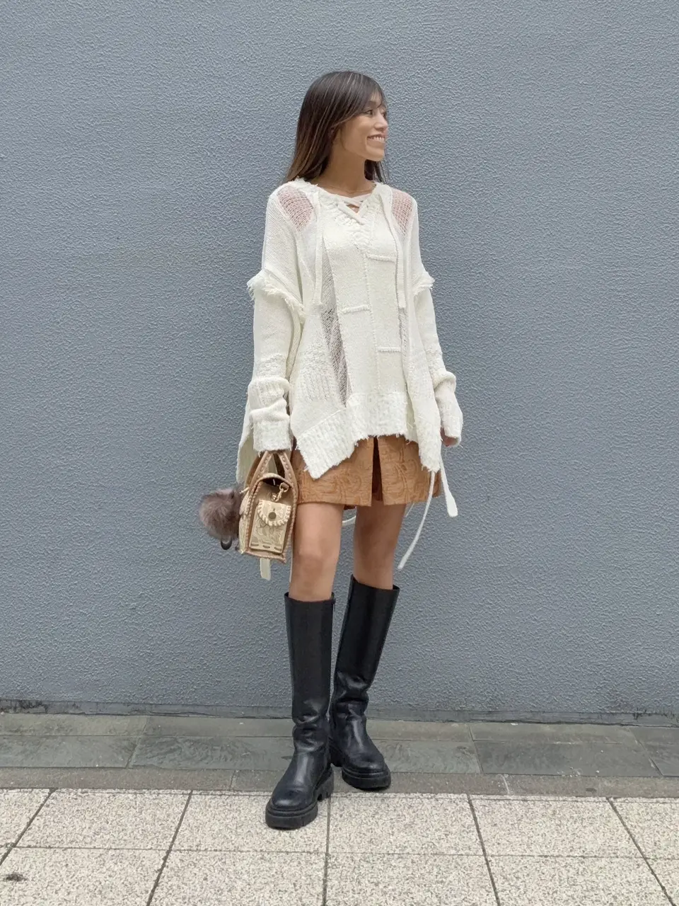 GRACE CONTINENTAL yukimi yonee コーディネート画像