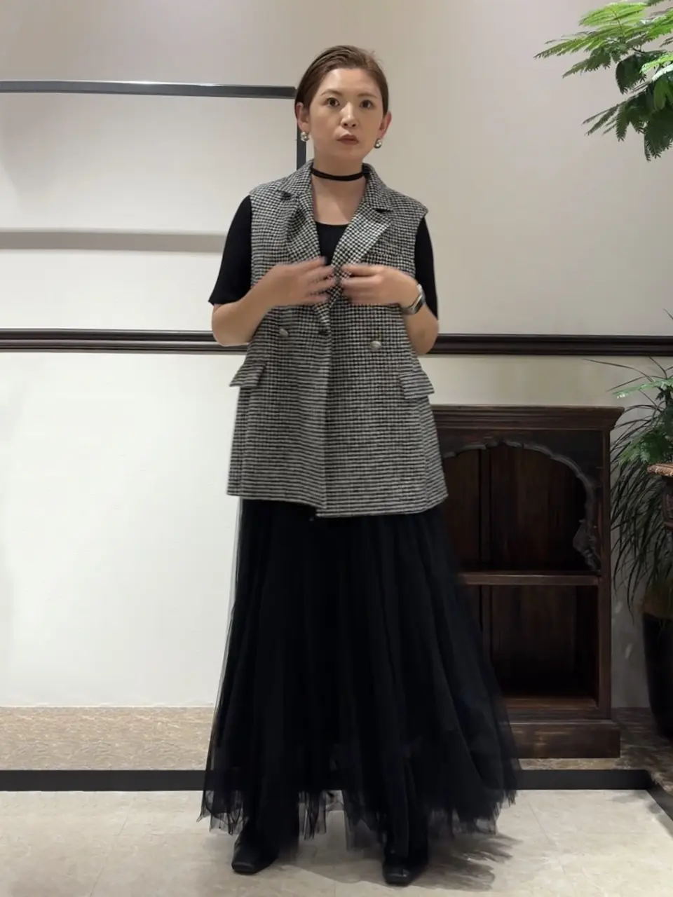 専用 グレースコンチネンタル 定価4万2千円 クリアビジューパーカー ブラック ONLINE STORE | GRACE CONTINENTAL グレースコンチネンタル