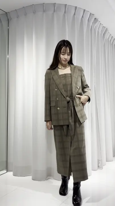 GRACE CONTINENTAL Hikaru Okada コーディネート画像