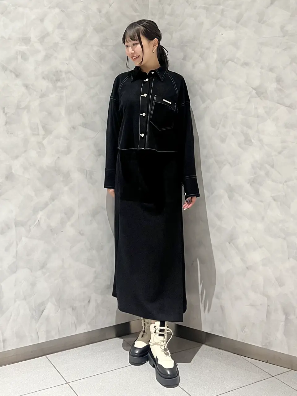 GRACE CONTINENTAL 根本　紗良 コーディネート画像