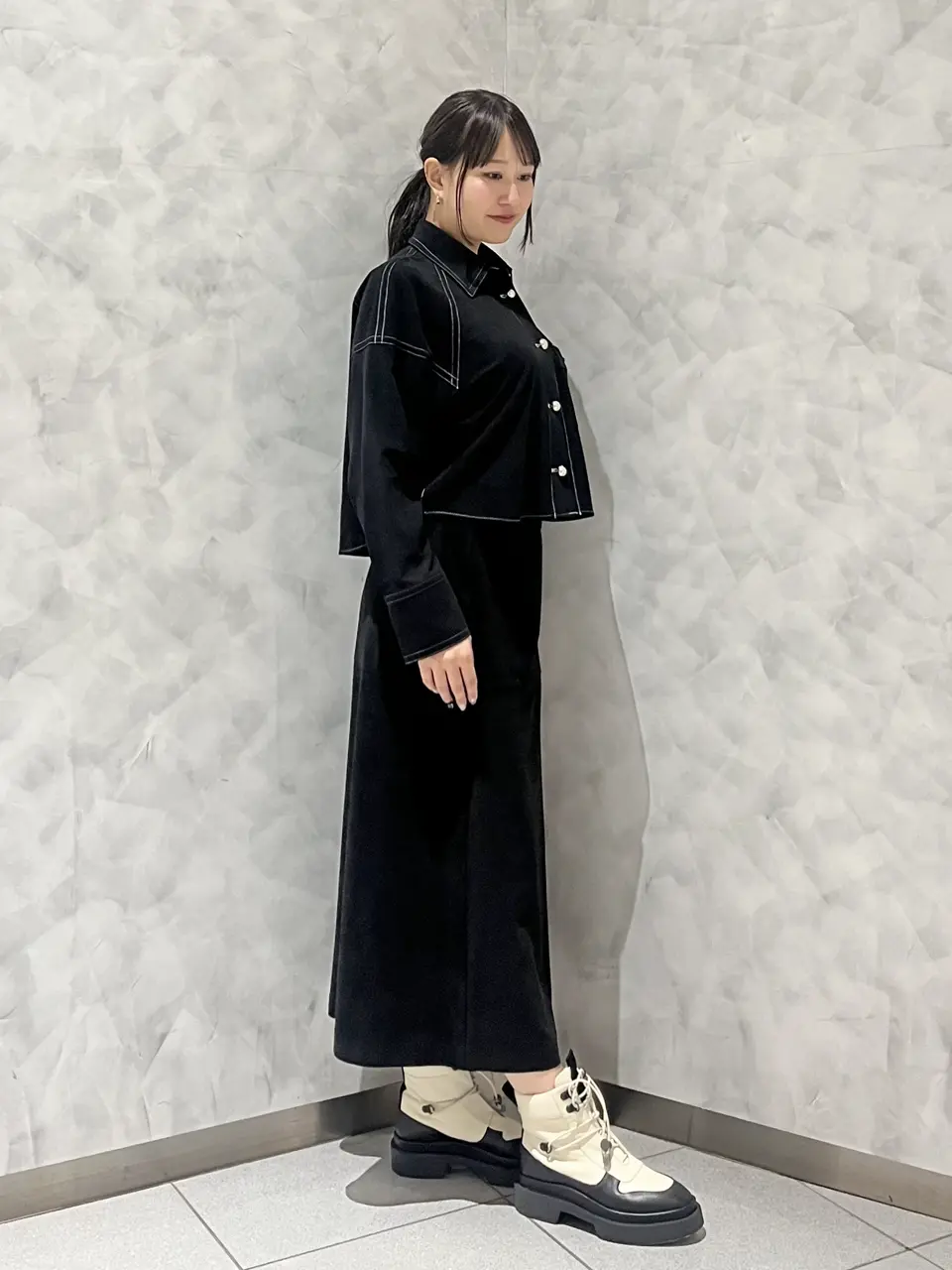 GRACE CONTINENTAL 根本　紗良 コーディネート画像