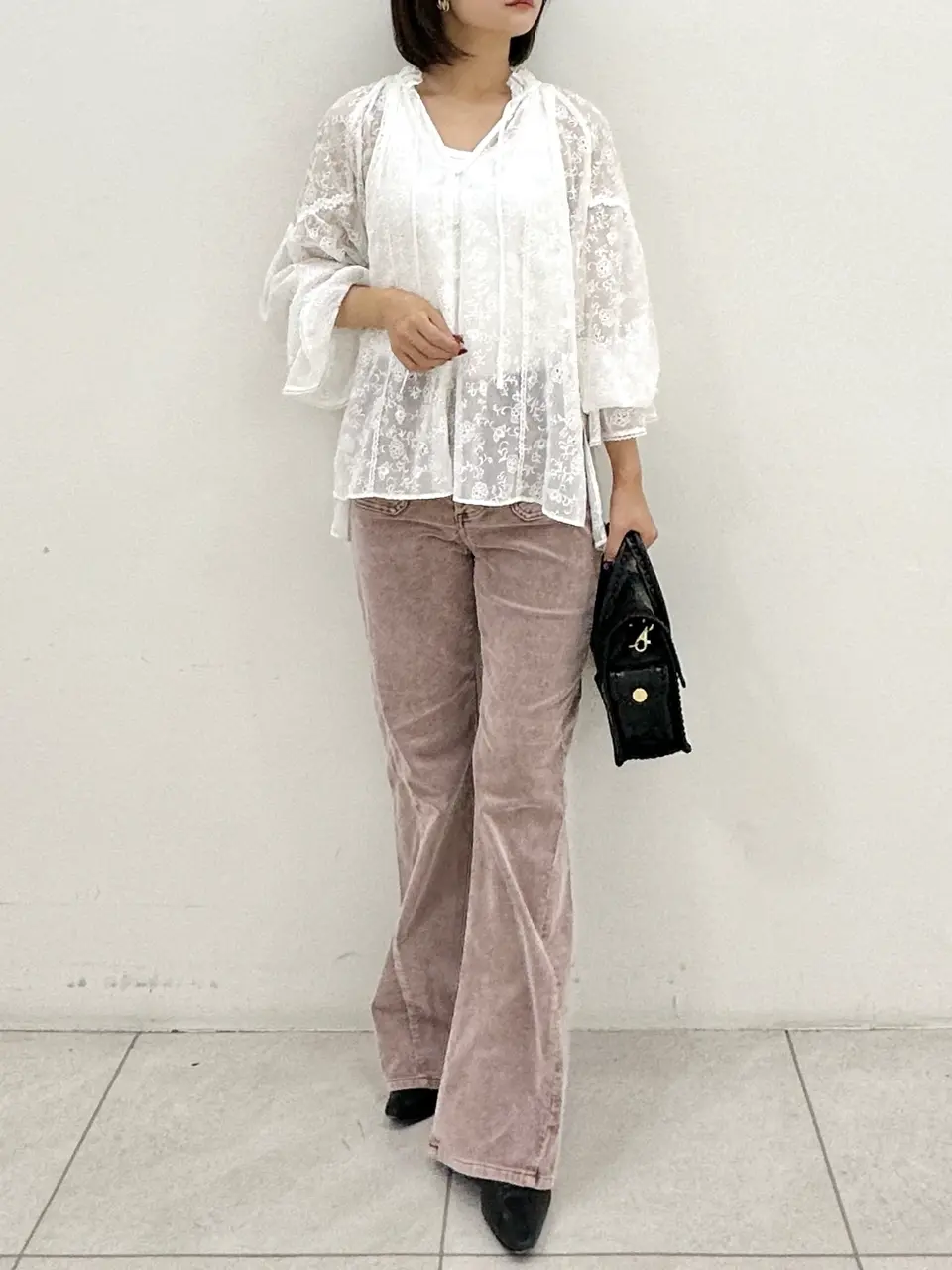 GRACE CONTINENTAL MORITA AI コーディネート画像