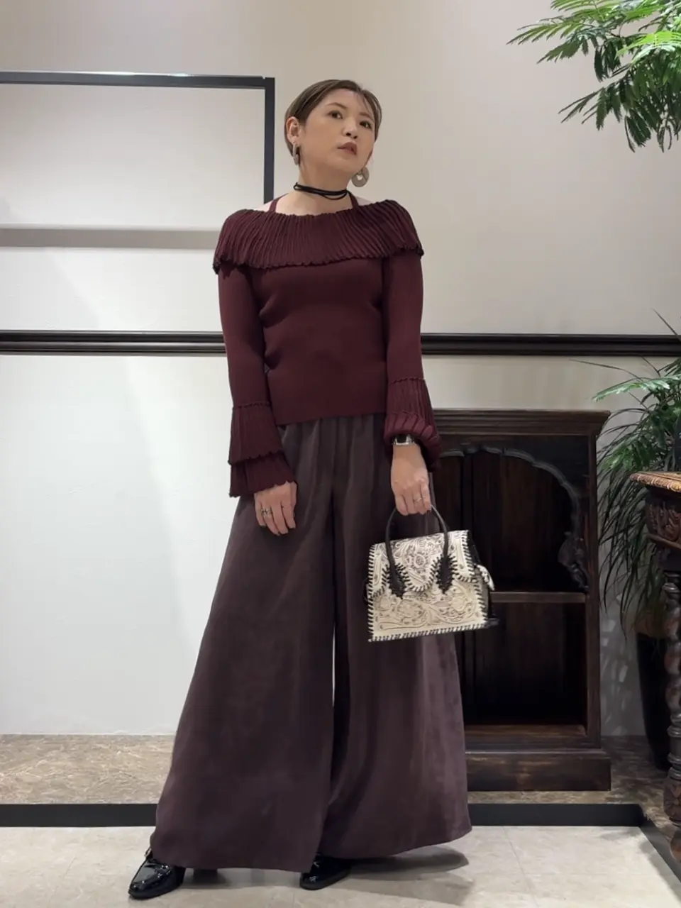 GRACE CONTINENTAL N.YURI コーディネート画像