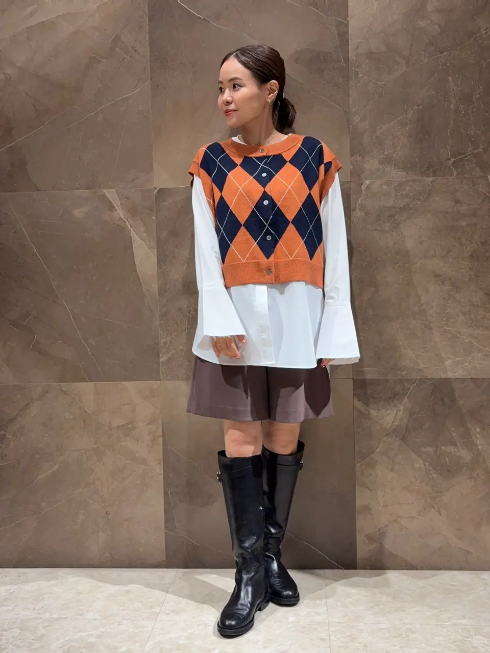 GRACE CONTINENTAL 穐山　香織 コーディネート画像