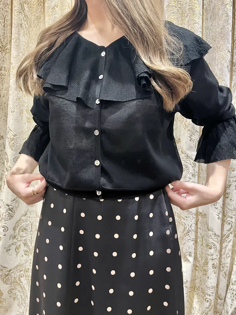 GRACE CONTINENTAL adachi miyuki コーディネート画像