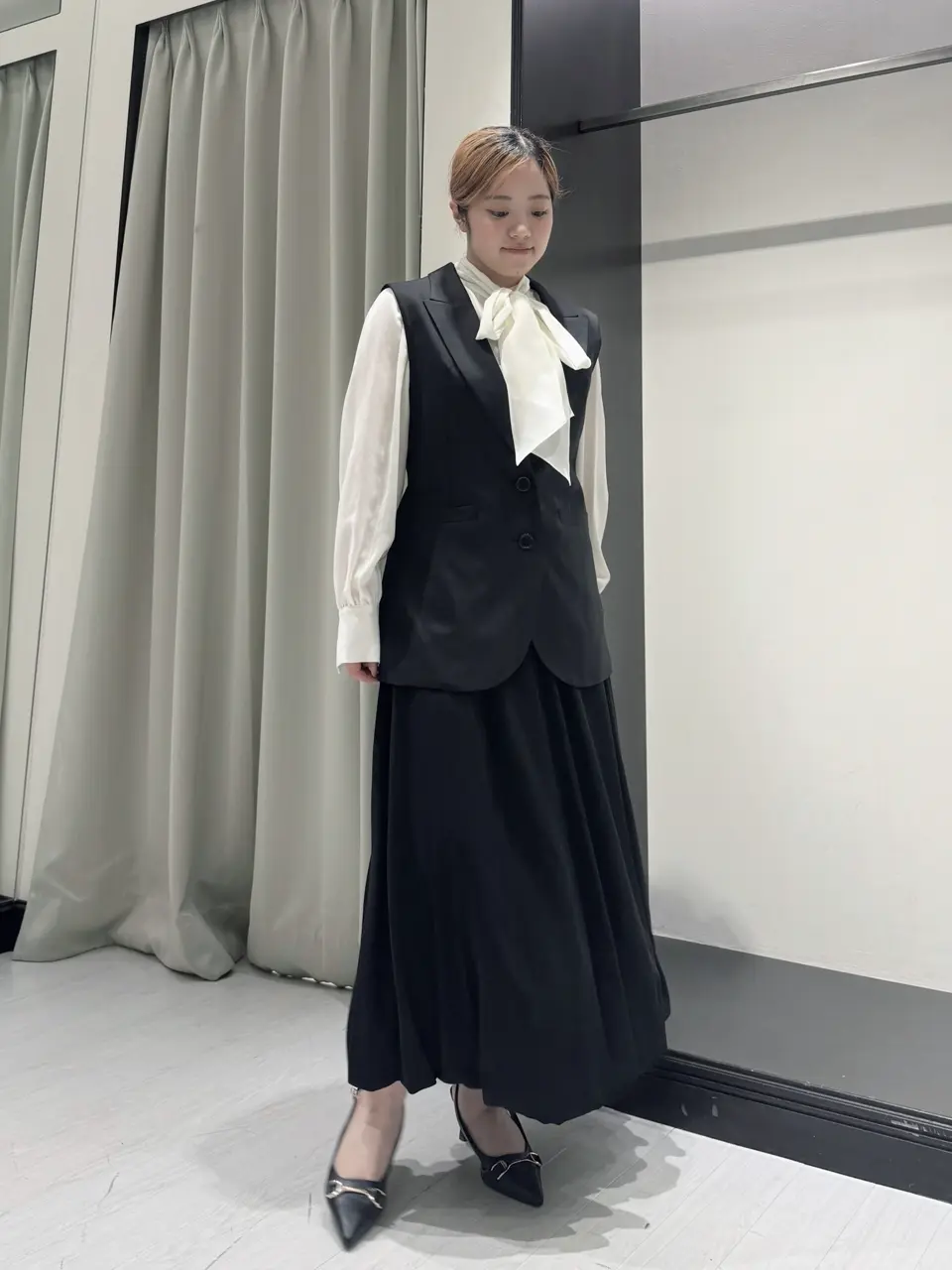 グレースコンチネンタルベージュ パールボタン ジャケット GRACE CONTINENTAL ジャケット ノーカラージャケット パール