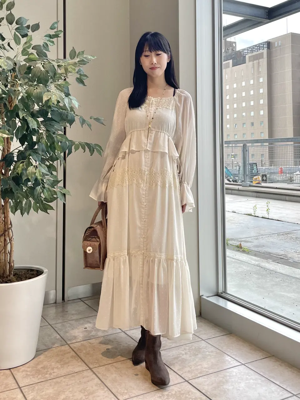 GRACE CONTINENTAL 端場　わかな コーディネート画像