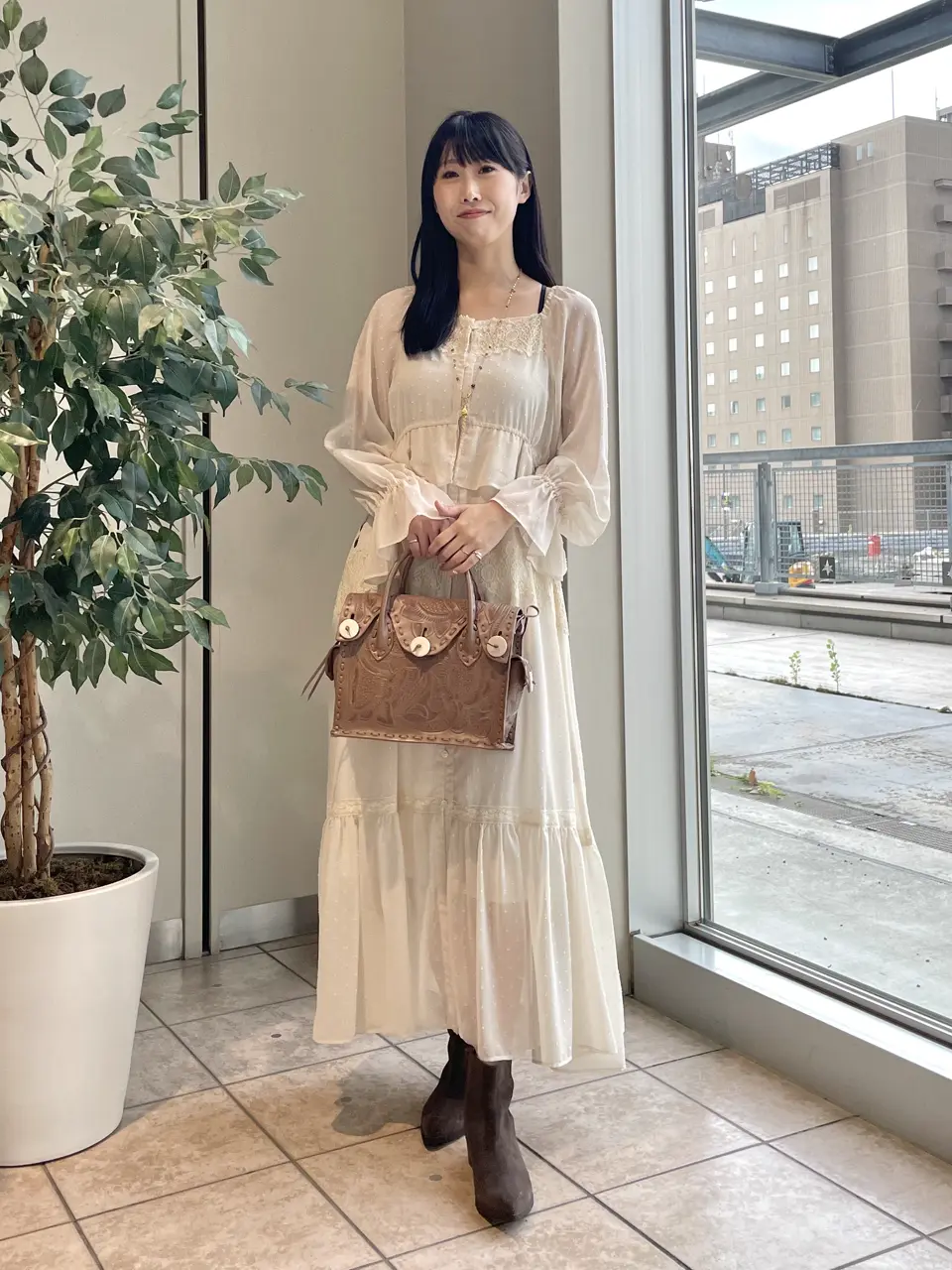 GRACE CONTINENTAL 端場　わかな コーディネート画像