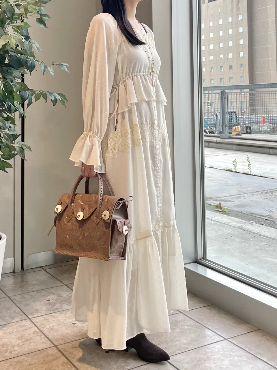 GRACE CONTINENTAL 端場　わかな コーディネート画像