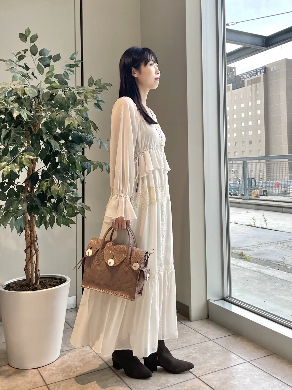 GRACE CONTINENTAL 端場　わかな コーディネート画像