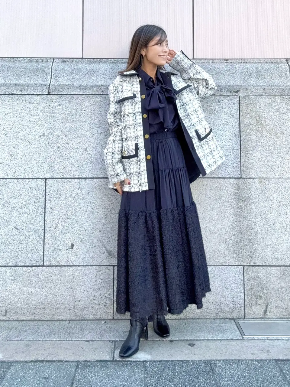 GRACE CONTINENTAL yukimi yonee コーディネート画像