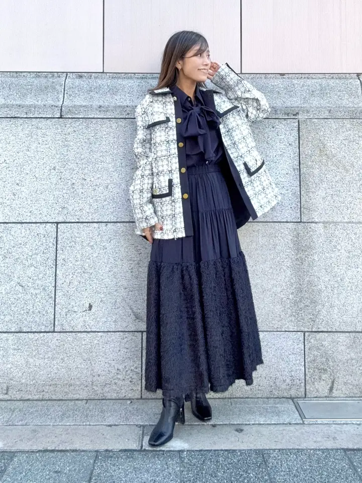 GRACE CONTINENTAL yukimi yonee コーディネート画像