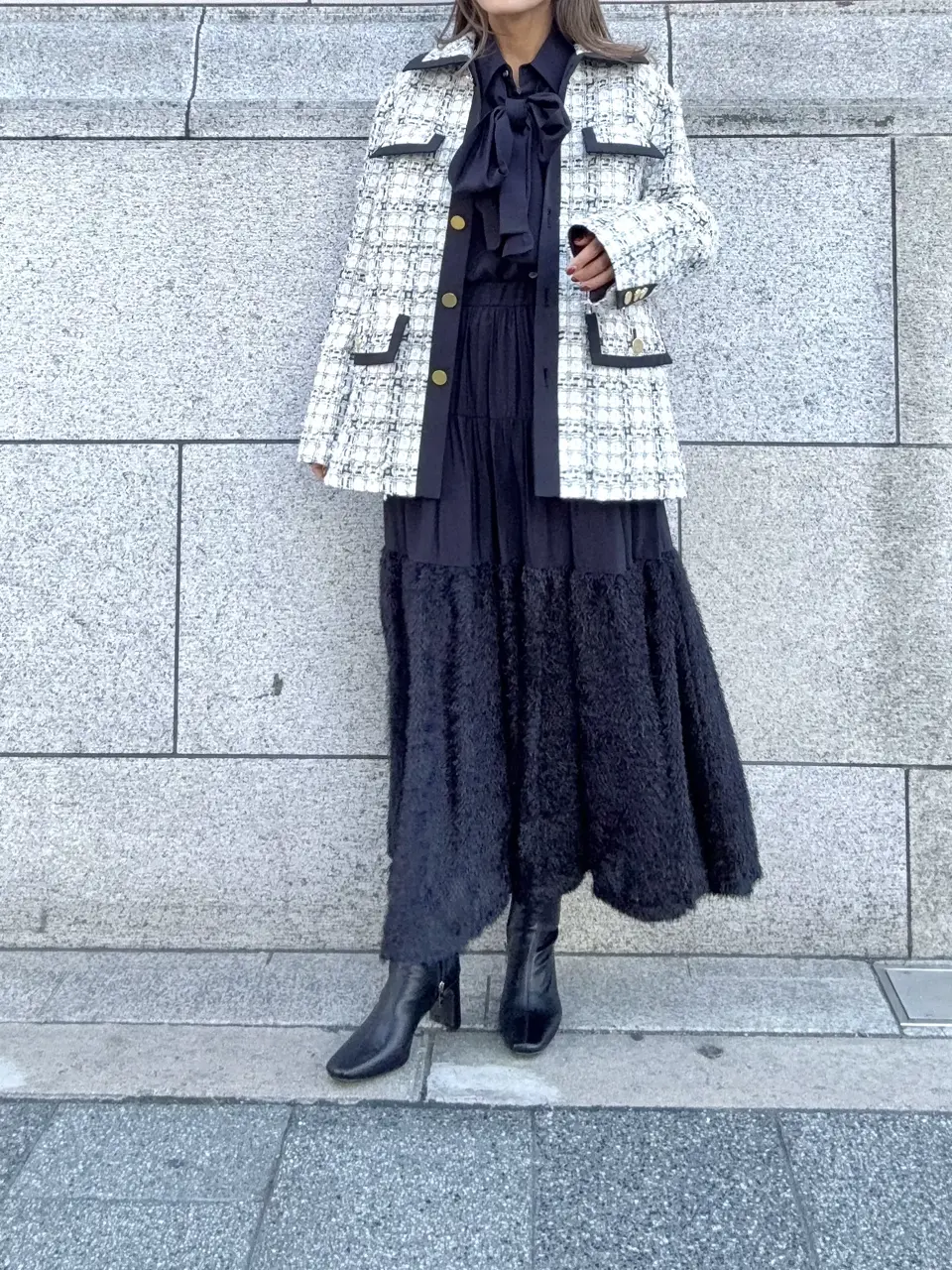 GRACE CONTINENTAL yukimi yonee コーディネート画像