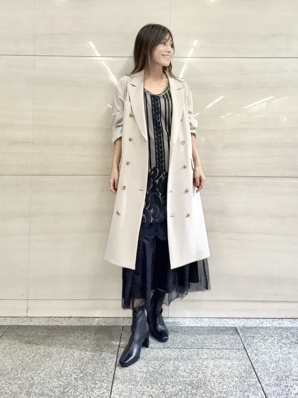 GRACE CONTINENTAL yukimi yonee コーディネート画像