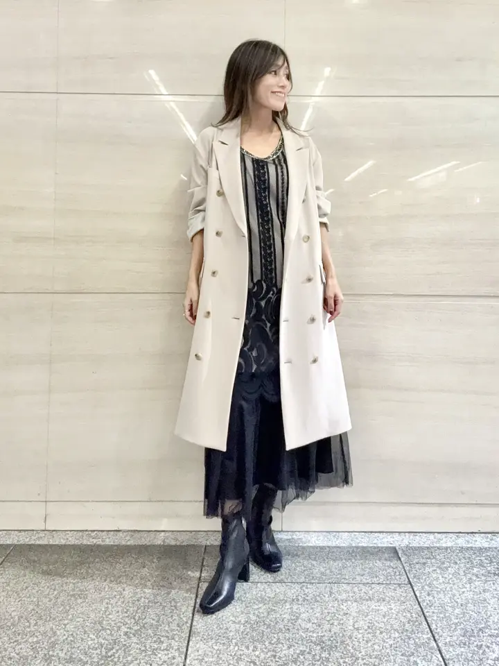 GRACE CONTINENTAL yukimi yonee コーディネート画像