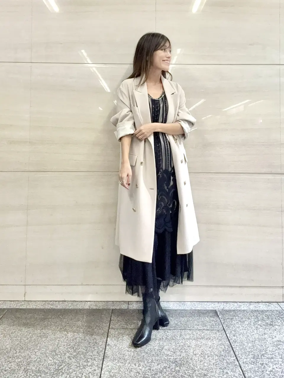 GRACE CONTINENTAL yukimi yonee コーディネート画像