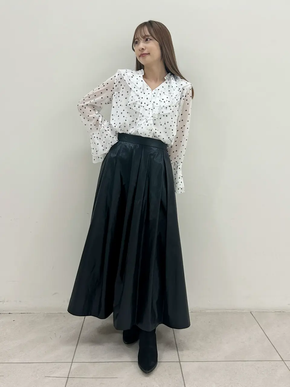 GRACE CONTINENTAL Miu Akamatsu コーディネート画像