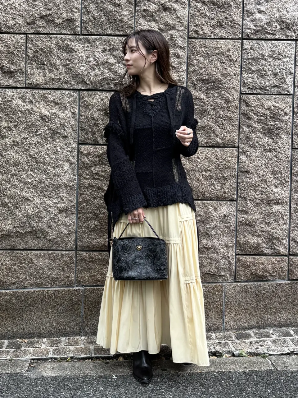 GRACE CONTINENTAL Hikaru Okada コーディネート画像