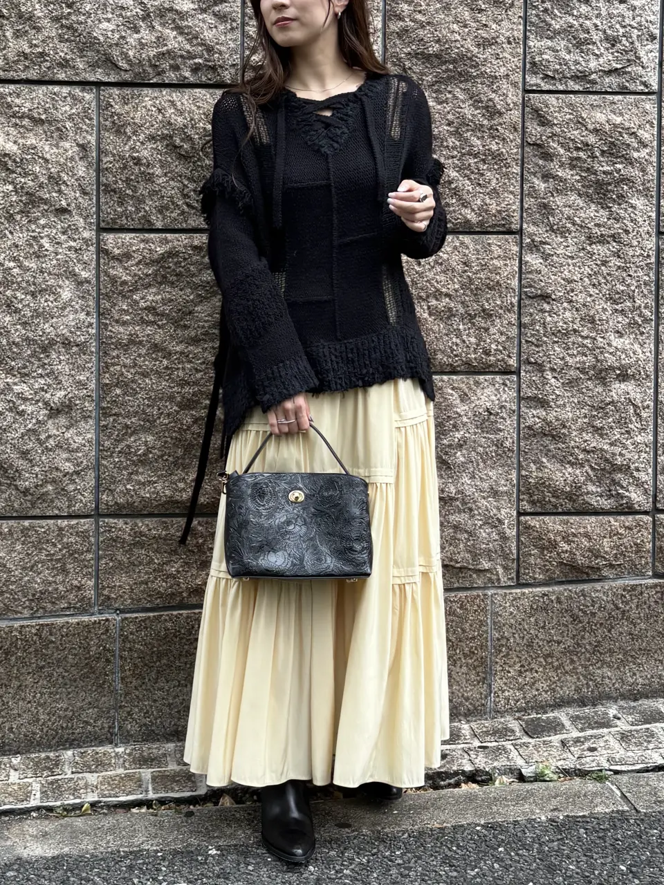 GRACE CONTINENTAL Hikaru Okada コーディネート画像