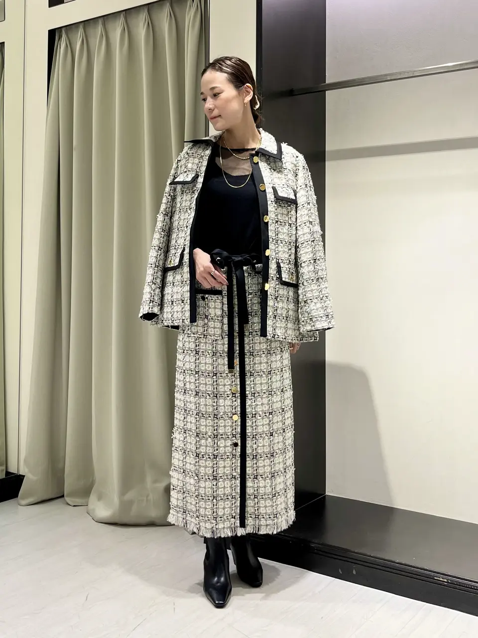 GRACE CONTINENTAL 亀田 未希 コーディネート画像