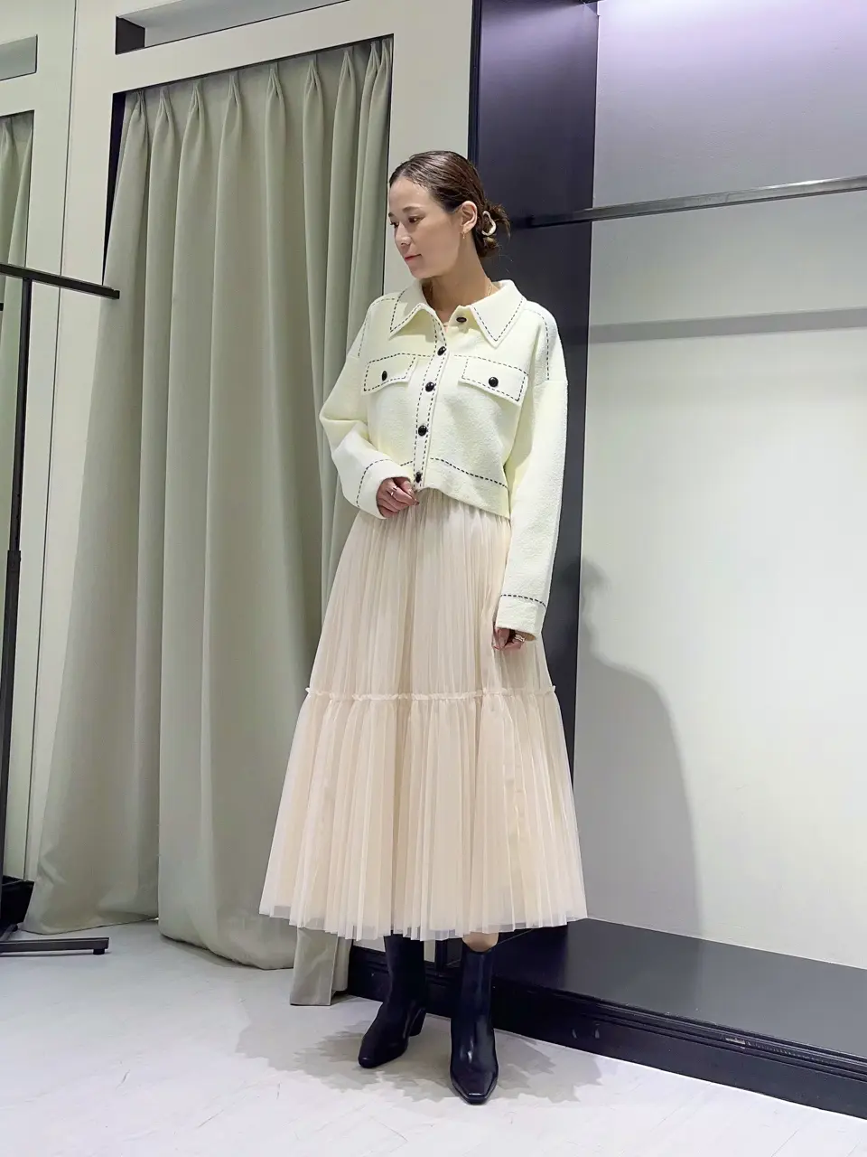 GRACE CONTINENTAL 亀田 未希 コーディネート画像