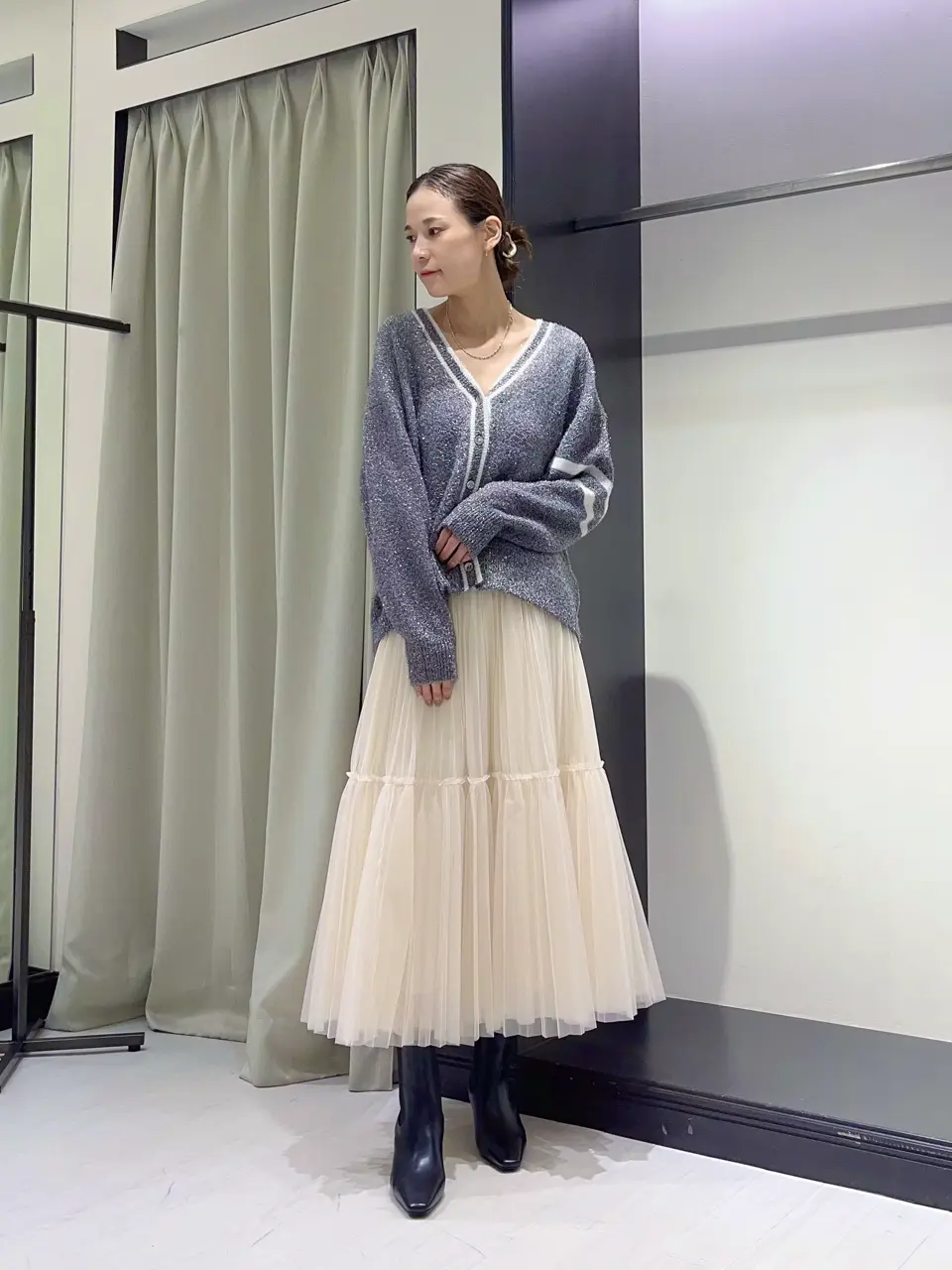  亀田 未希 コーディネート画像