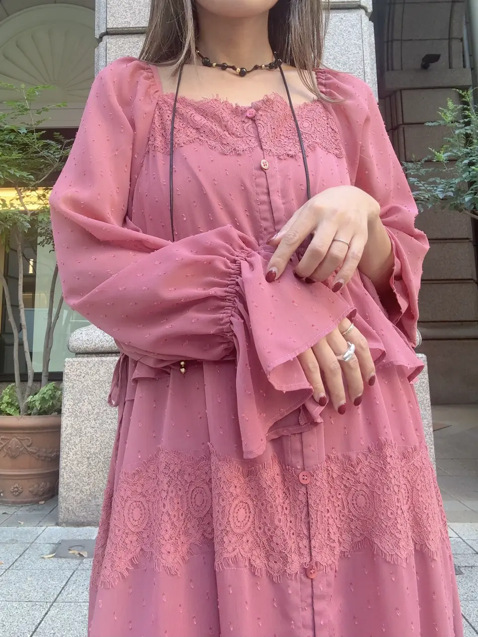 GRACE CONTINENTAL yukimi yonee コーディネート画像