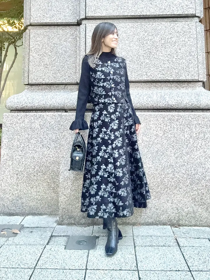 GRACE CONTINENTAL yukimi yonee コーディネート画像